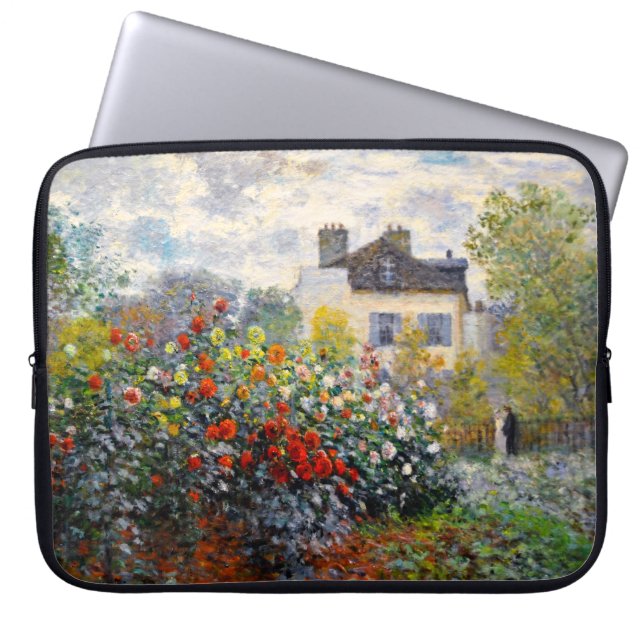 Monet trädgård i Argenteuil Laptop Sleeve (Framsidan)