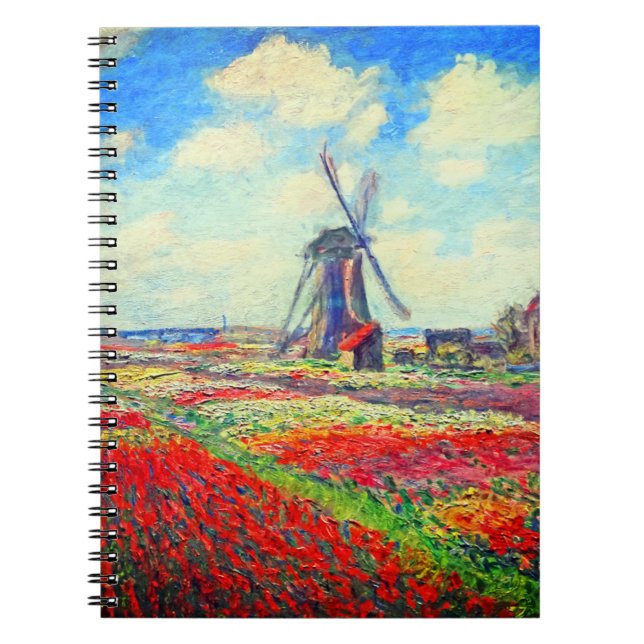 Monet Tulips Kvarn Anteckningsbok (Framsidan)