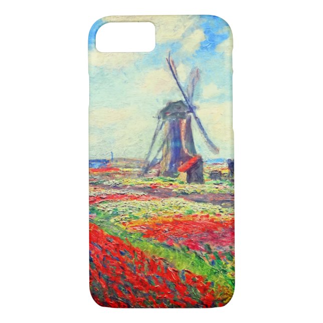 Monet Tulips Kvarn Case-Mate iPhone Skal (Baksida)