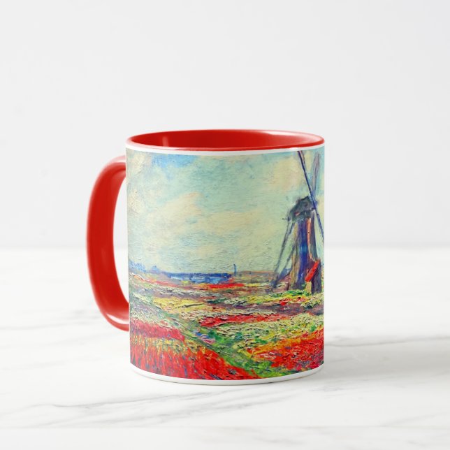 Monet Tulips Kvarn Mugg (Framsida vänster)