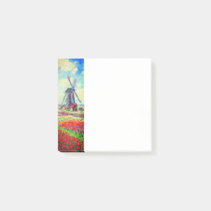 Monet Tulips Kvarn Post-it Block