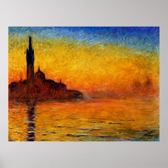 Monet - Twilight Venice Poster (Framsidan)