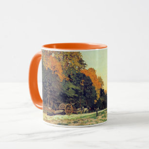 Monet - Väg från Chailly till Fontainebleau Mugg