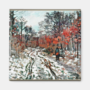 Monet - Väg genom skogen, Snö-effekten Magnet