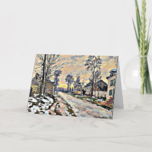 Monet - Väg till Louveciennes, Impressionism Kort