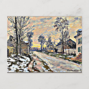 Monet - Väg till Louveciennes, Impressionism Vykort