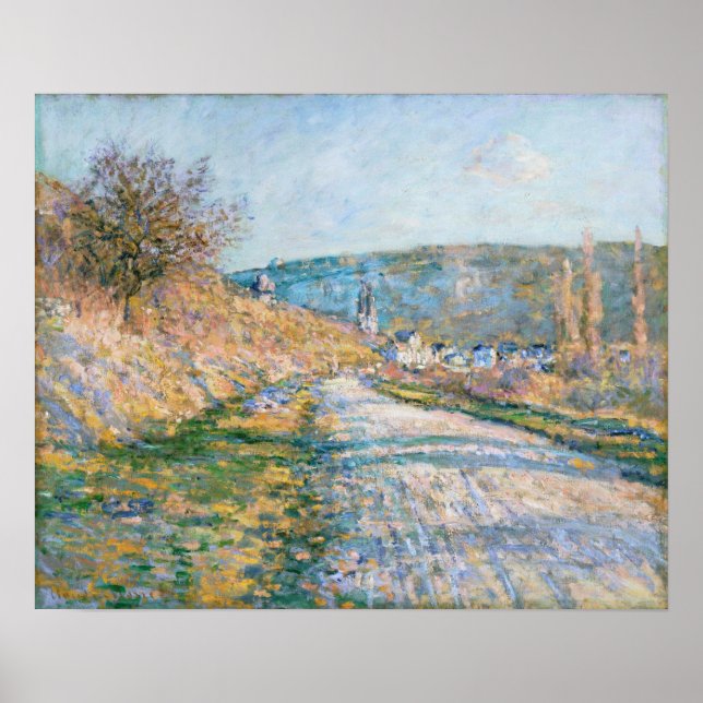 Monet - Vägen till Vetheuil Poster (Framsidan)