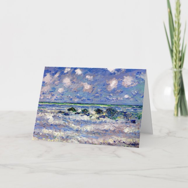 Monet - vågorna kort (Framsida)