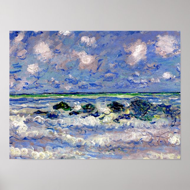 Monet - vågorna poster (Framsidan)
