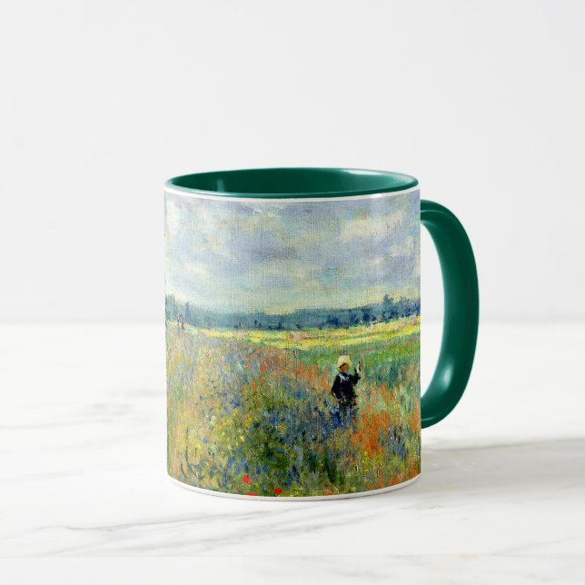 Monet - Vallmo fält, Argenteuil Mugg (Framsida höger)