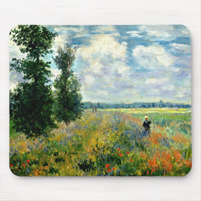 Monet - Vallmo fält, Argenteuil Musmatta (Framsidan)