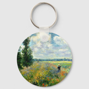 Monet - Vallmo fält, Argenteuil Nyckelring