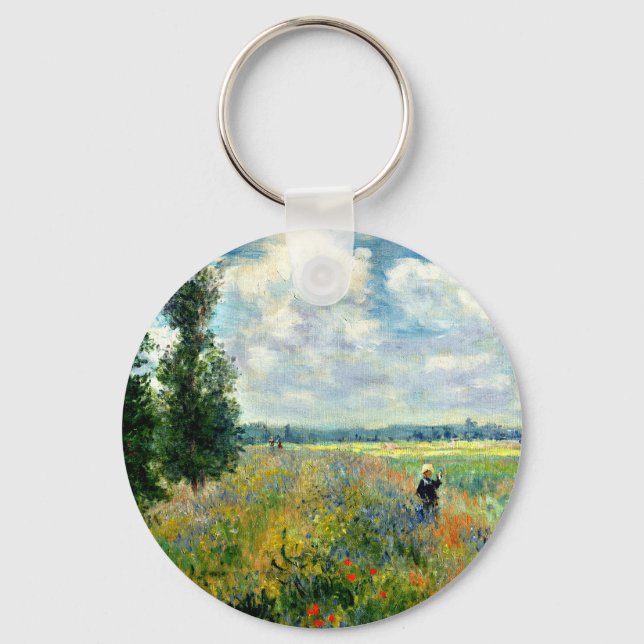 Monet - Vallmo fält, Argenteuil Nyckelring (Framsida)