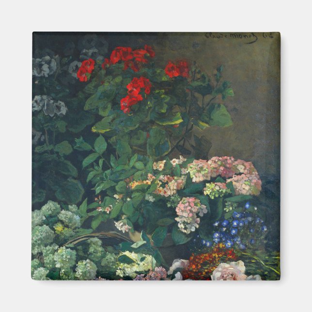Monet Vår blommor Magnet (Framsidan)