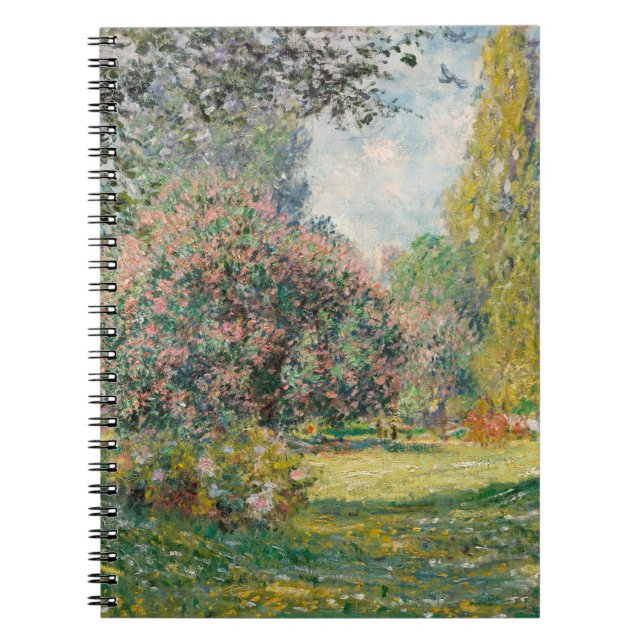 Monet Vår Garden Spiral bärbar dator Anteckningsbok (Framsidan)