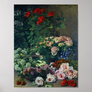 Monet Vårblommor Poster