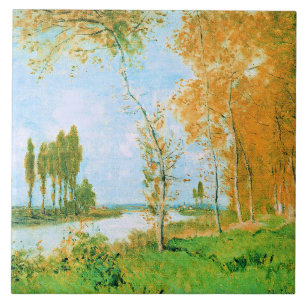 Monet - Våren i Argenteuil, Kakelplatta