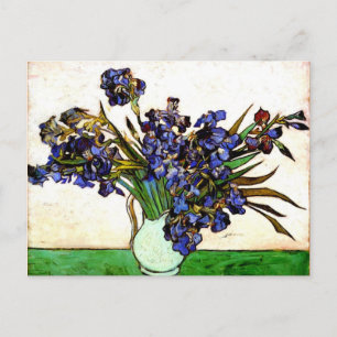 Monet - Vas med iriser Vykort