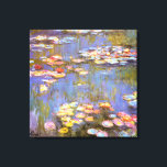 MONET VATTEN LIES 1916 brite Stretched Canvas Pri<br><div class="desc">Fransk Impressionistisk målare, Claude Monet, målade denna Vatten Lilies - 1916, ursprungligen som en olja på målarduk från sin egen bakgård i tidigt 1900-talets Frankrike. Eftersom han var 76 år gammal när han målade upp vatten-dammskapandet, gick Monets katarakter framåt och ändrade hans uppfattning om färg. Ju värre hans katarakter blev,...</div>