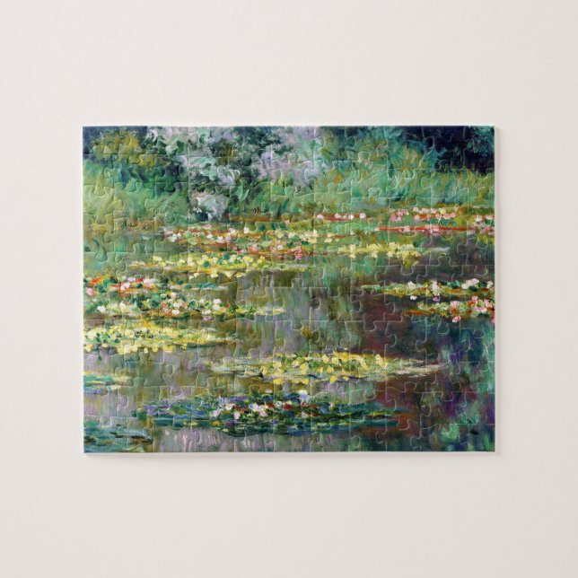 Monet Vatten Lilies (1904) Fine Art Pussel (Horisontell)
