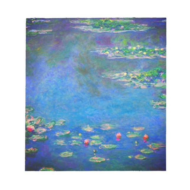 Monet Vatten Lilies 1906 Anteckningsblock (Framsida)