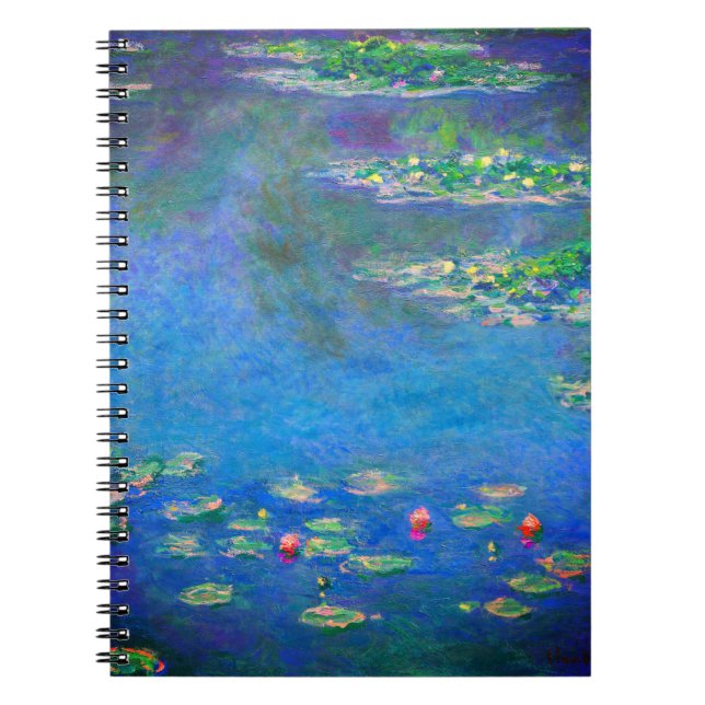 Monet Vatten Lilies 1906 Anteckningsbok (Framsidan)