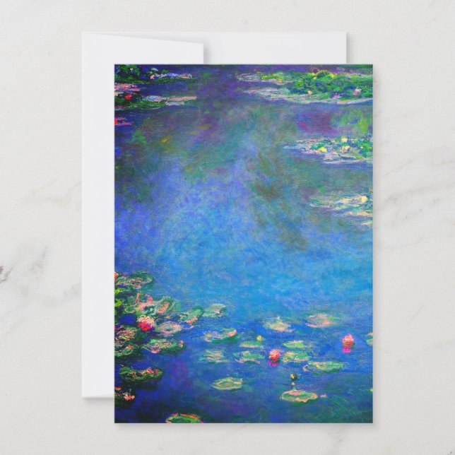 Monet Vatten Lilies 1906 Inbjudningar (Framsida)