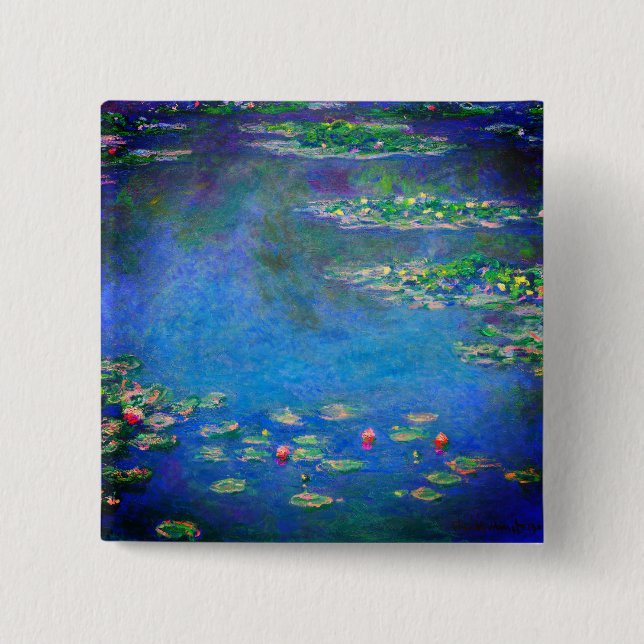 Monet Vatten Lilies 1906 Knapp (Framsida)