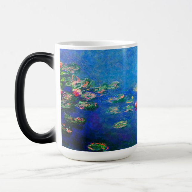Monet Vatten Lilies 1906 Magisk Mugg (Vänster)