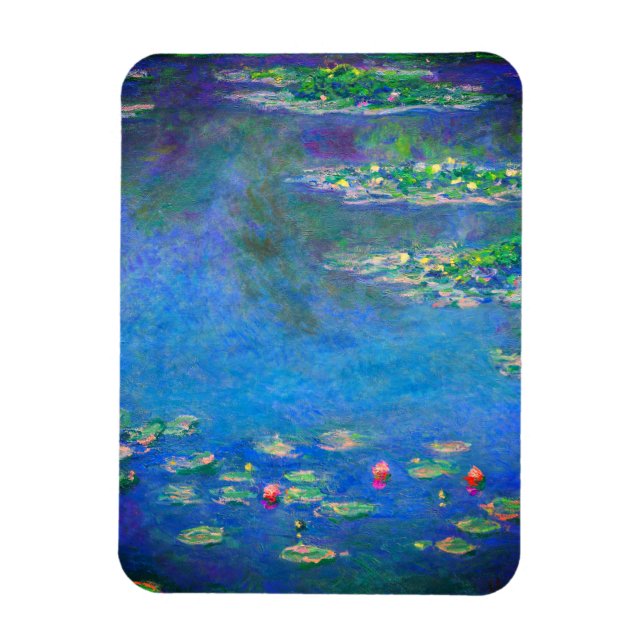 Monet Vatten Lilies 1906 Magnet (Vertikal)