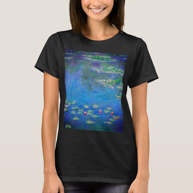 Monet Vatten Lilies 1906 T Shirt (Framsida)