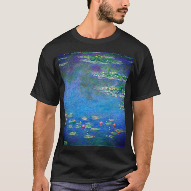 Monet Vatten Lilies 1906 T Shirt (Framsida)