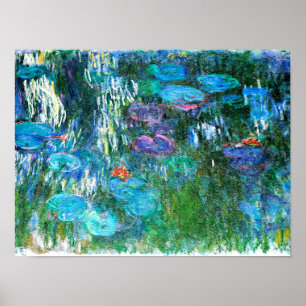 Monet-Vatten Lilies, 1916-1919, Poster