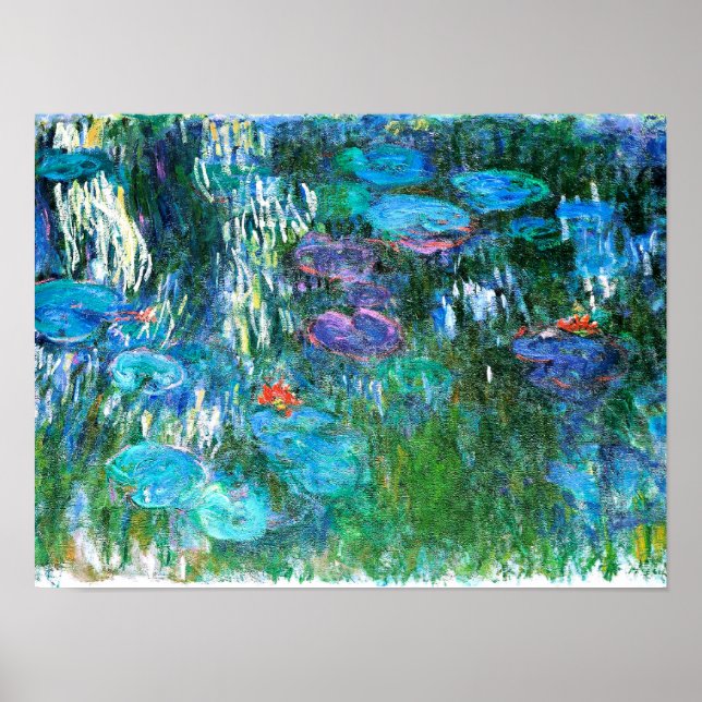 Monet-Vatten Lilies, 1916-1919, Poster (Framsidan)