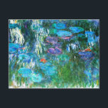 Monet-Vatten Lilies, 1916-1919, Vykort<br><div class="desc">Vatten Lilies,  1916-1919,  berömd-tavla av Claude Monet</div>