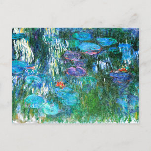 Monet-Vatten Lilies, 1916-1919, Vykort