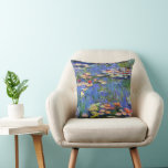 Monet - Vatten Lilies, 1916, Dekorativ kudde<br><div class="desc">Claude Monets berömd,  Vatten Lilies 1916</div>