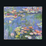 Monet - Vatten Lilies, 1916 Fleece Blanket<br><div class="desc">Claude Monets berömd,  Vatten Lilies,  1916</div>