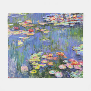 Monet - Vatten Lilies, 1916 Fleece Blanket