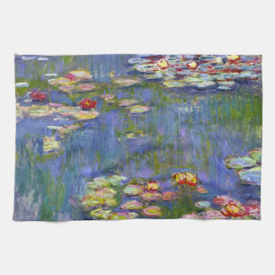 Monet Vatten Lilies 1916 Kitchen Towel Kökshandduk