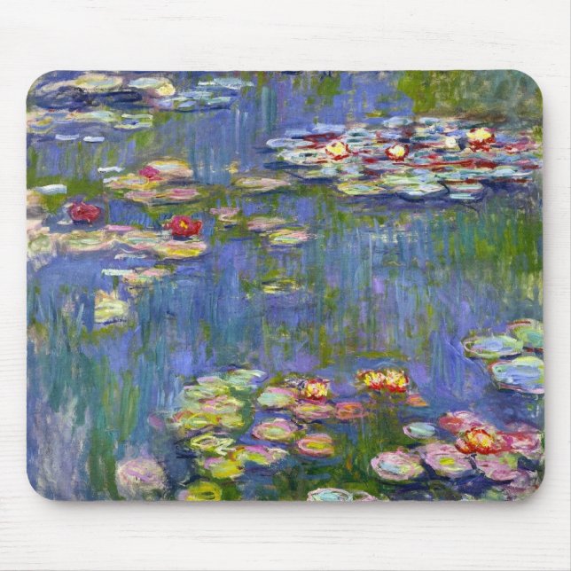 Monet Vatten Lilies 1916 Mus Pad Musmatta (Framsidan)