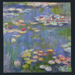 Monet Vatten Lilies 1916 Napkins Tygservett<br><div class="desc">Monet Vatten Lilies 1916 napkins. Oljemålning på arbetsyta från 1916. Franskens imponerande Claude Monet är fortfarande berömd och älskad för de vatten-lilja som han skapat på sin trädgårdsdamm i Giverny. Den här målningen i vatten är från 1916 och avslöjar Monets steg mot ökad abstraktion och mer varierat färg. De vatten...</div>