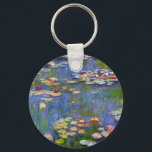Monet Vatten Lilies 1916 Nyckelring<br><div class="desc">Monet Vatten Lilies 1916 nyckelring. Oljemålning på arbetsyta från 1916. Franskens imponerande Claude Monet är fortfarande berömd och älskad för de vatten-lilja som han skapat på sin trädgårdsdamm i Giverny. Den här målningen i vatten är från 1916 och avslöjar Monets steg mot ökad abstraktion och mer varierat färg. De vatten...</div>