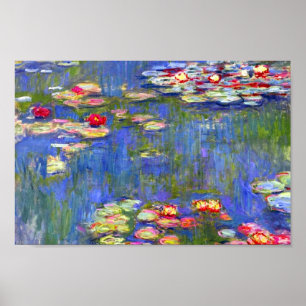 Monet Vatten Lilies 1916 Poster
