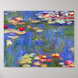Monet Vatten Lilies 1916 Poster