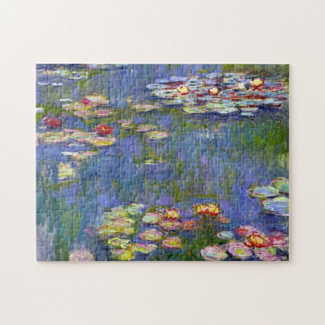 Monet Vatten Lilies 1916 Pussel (Horisontell)