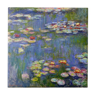 Monet Vatten Lilies 1916 Tile Kakelplatta