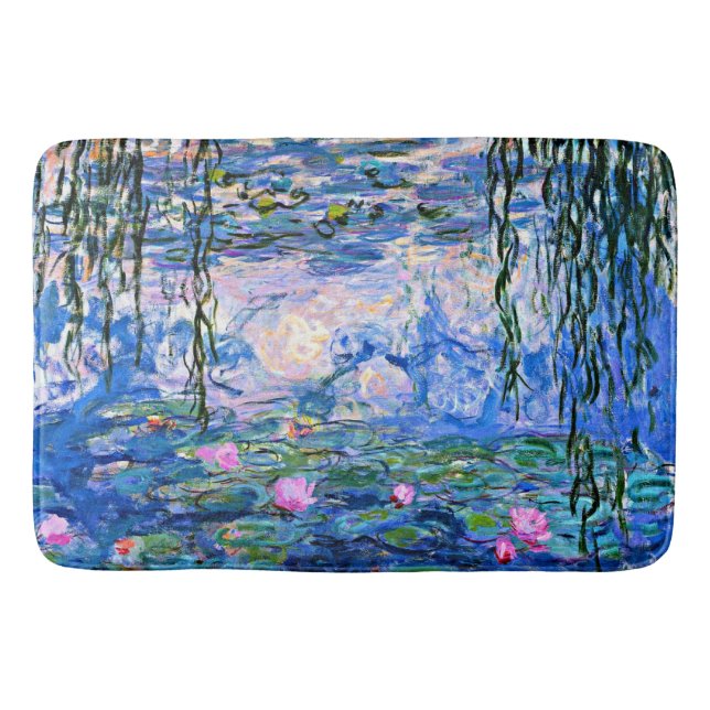 Monet, Vatten Lilies, 1919 Badrumsmatta (Framsidan)