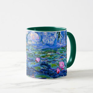 Monet: Vatten Lilies 1919, berömd Mugg