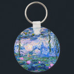 Monet: Vatten Lilies 1919, berömd Nyckelring<br><div class="desc">Claude Monet: Vatten Lilies,  1919,  vacker bra konsmålning</div>